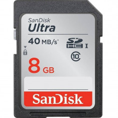 Card Sandisk Ultra SDHC 40Mbs UHS-I U1 8GB Class 10 foto
