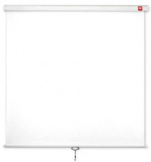 Ecran de proiectie Vidis Avtek pe perete 175x175 cm format 1:1 alb mat foto