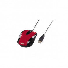 Mouse Hama AM-5400 Optical Red Metallic foto