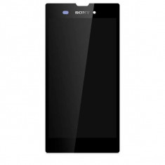 Display Cu TouchScreen Si Rama Sony Xperia T3 D5103 Original SWAP Negru foto