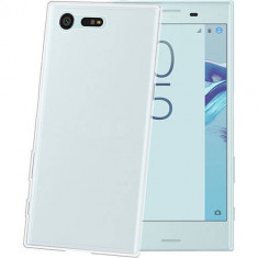 Husa Protectie Spate Celly GELSKIN625 Transparent pentru SONY Xperia X Compact foto