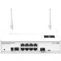 Router wireless MikroTik CRS109-8G-1S-2HnD-IN 8 porturi 1 x WAN foto