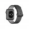 Curea smartwatch Apple Watch 38mm Black Woven Nylon