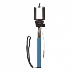 Selfie Stick Vakoss ST-1615B cu conectare prin jack 3.5mm albastru foto