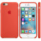 Husa Protectie Spate Apple Silicone Case Orange pentru tiPhone 6s plus