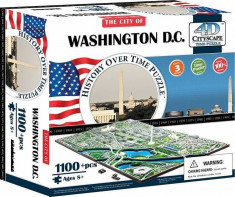 Puzzle 4D Cityscape Washington D.C. 1100+ piese foto