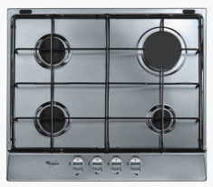 Plita incorporabila Whirlpool AKR 360 IX gaz 4 arzatoare inox foto