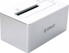 Rack HDD Orico 6818US3-SV Silver Aluminium USB 3.0 HDD Docking Station foto