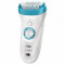 Epilator Braun SE9549 Legs Body Face Alb / Bleu