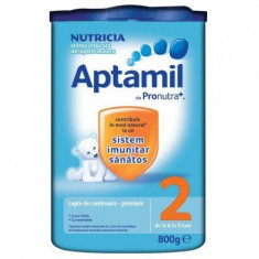 Lapte praf APTAMIL 2 800 g 6-9 luni foto