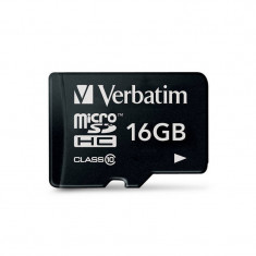 Card Verbatim microSDHC 16GB Clasa 10 foto