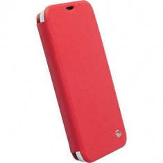 Husa Flip Cover Krusell 75845 Agenda Malmo Rosu pentru Samsung Galaxy S5 foto