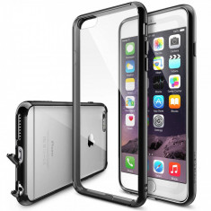 Husa Protectie Spate Ringke FUSION Black plus folie protectie pentru Apple iPhone 6 Plus/6S Plus foto