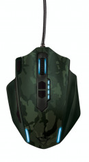 Mouse gaming Trust GXT 155C Green Camouflage foto