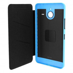 Husa Flip Cover Microsoft CC-3090 Shell albastra pentru Microsoft Lumia 640 XL foto