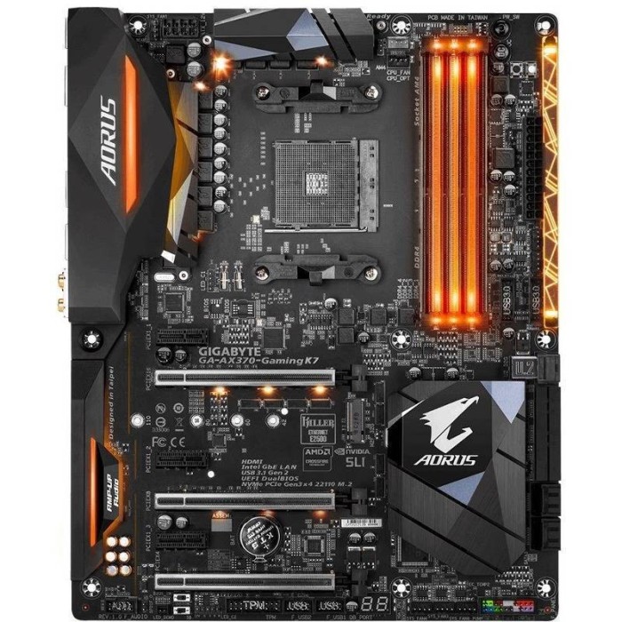 Placa de baza Gigabyte AX370-Gaming K7 AMD AM4 ATX Placa de baza Gigabyte AX370-Gaming K7 AMD AM4 ATX