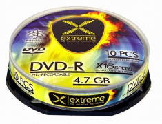 Mediu optic Esperanza DVD-R Extreme 4.7GB 16x 10 bucati foto