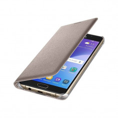 Husa Flip Cover Samsung EF-WA510PFEGWW Book Gold pentru Samsung Galaxy A5 2016 foto