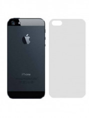 Folie protectie sticla securizata Tempered Glass spate pentru Apple iPhone 5 / 5S / 5C foto