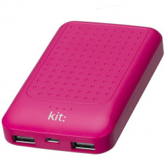 Acumulator extern Kit Essential 6000 mAh pink foto