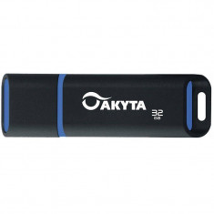 Memorie USB Akyta Kyoto Line 32GB USB 2.0 Black Blue foto