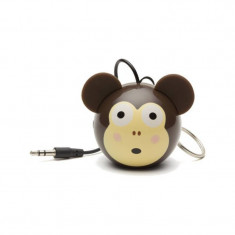 Boxa portabila KitSound Mini Buddy Monkey 2W brown foto