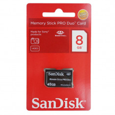 Sandisk Memory Stick PRO Duo 8 GB pentru PSP foto