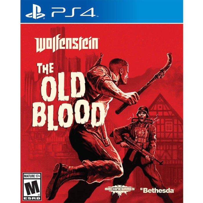 Joc consola Bethesda Wolfenstein The Old Blood PS4 foto mare Joc consola Bethesda Wolfenstein The Old Blood PS4 foto mare