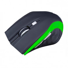 Mouse Modecom MC-WM5 Wireless Negru Verde foto