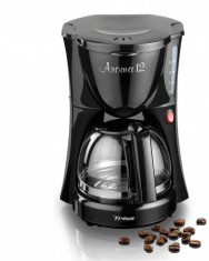 Cafetiera Trisa Aroma 12 900W 1.2l Neagra foto