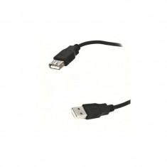 Cablu prelungitor Intex USB 2.0 Male - USB 2.0 Female 1.8m negru foto