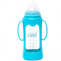 Biberon U-GROW A-1011 cu gat larg sticla 280ml foto