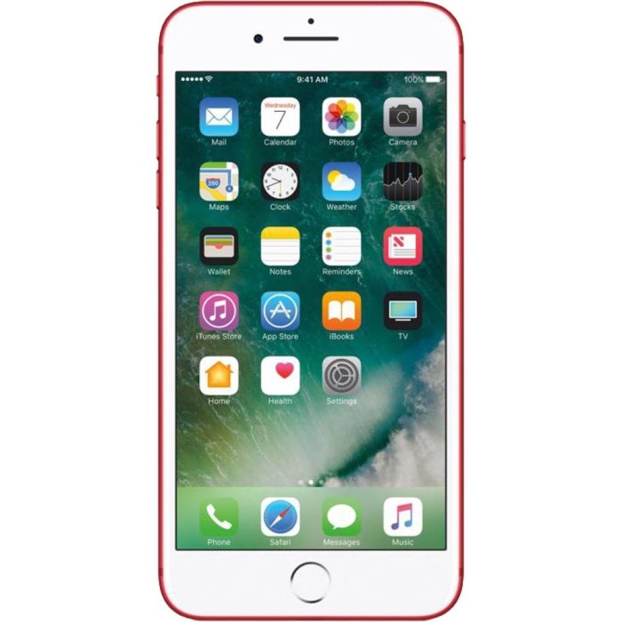 Smartphone Apple iPhone 7 128GB 4G Red Special Edition foto mare Smartphone Apple iPhone 7 128GB 4G Red Special Edition foto mare