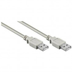 Cablu periferic Delock USB 2.0 Male tip A - USB 2.0 Male tip A 1.8m alb foto