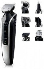 Masina de tuns Philips QG3371/16 Autonomie 50 min. 7 accesorii Negru/Argintiu foto