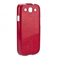 Husa Protectie Spate Xqisit iPlate Glamor rosie pentru Samsung Galaxy S3 foto