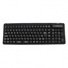 Tastatura Esperanza Silicon USB EK126K Black foto