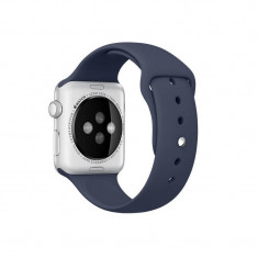 Curea smartwatch Apple Watch 42mm Midnight Blue Sport Band foto