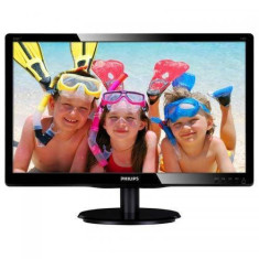 Monitor Philips LCD 21.5inch 5ms DVI VGA Audio Black foto