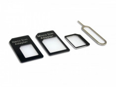 Adaptor SIM Sandberg Kit 4 in1 black foto