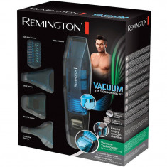 Set de ingrijire personala Remington PG6070 E51 Vacuum 5 in 1 Grooming Kit Negru / Albastru foto