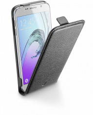 Husa Flip Cover Cellularline Essential Negru pentru Samsung Galaxy A3 2016 foto