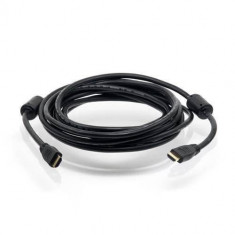 4World 06859 Cablu HDMI - HDMI 5m ferita placat cu aur foto