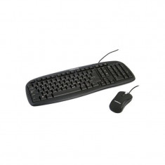 Kit tastatura si mouse Omega OKM025 Black foto