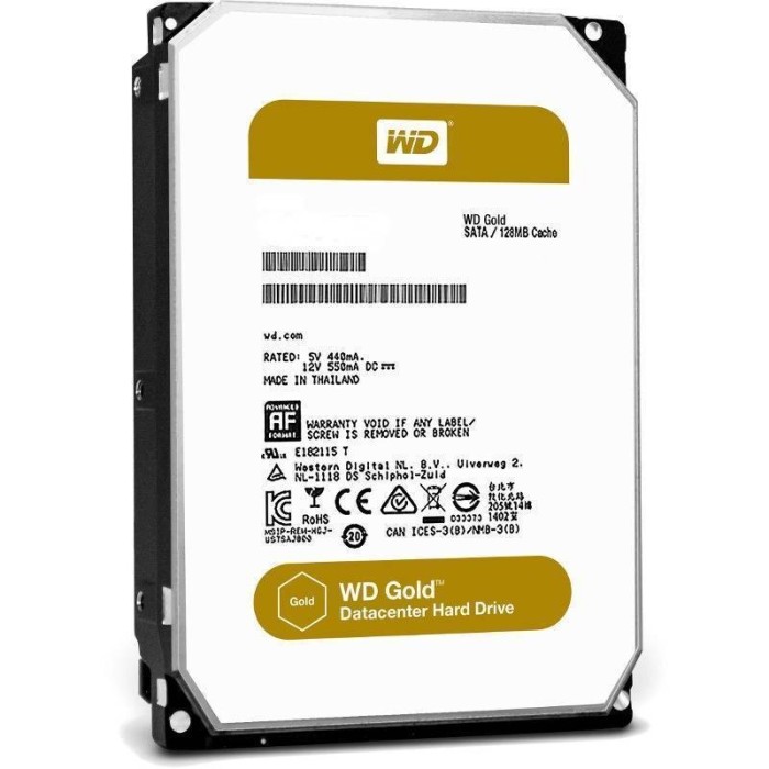 Hard disk server WD Non Hot-Plug Gold 2TB SATA-III 3.5 inch 7200rpm 128MB foto mare Hard disk server WD Non Hot-Plug Gold 2TB SATA-III 3.5 inch 7200rpm 128MB foto mare