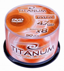 Mediu optic Esperanza DVD-R TITANUM 4.7GB 8x 50 bucati foto