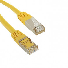 Qoltec Cablu Patchcord FTP, CAT6 Yellow foto