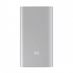 Acumulator extern Xiaomi 5000 mAh carcasa aluminiu Silver foto