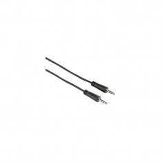 Cablu audio Hama 122309 Jack 3.5 mm Male - Jack 3.5 mm Male 3m negru foto