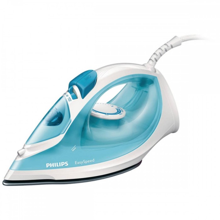 Fier de calcat Philips GC1028/20 EasySpeed 2000W alb / albastru foto mare Fier de calcat Philips GC1028/20 EasySpeed 2000W alb / albastru foto mare